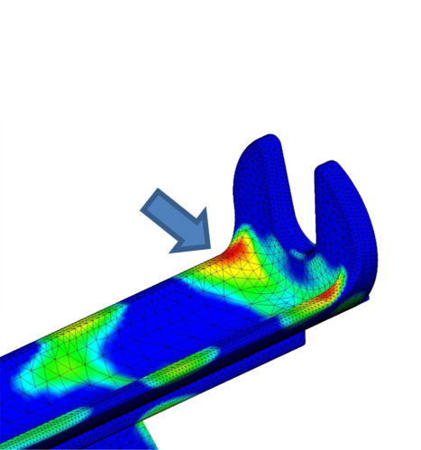 FEA example office component